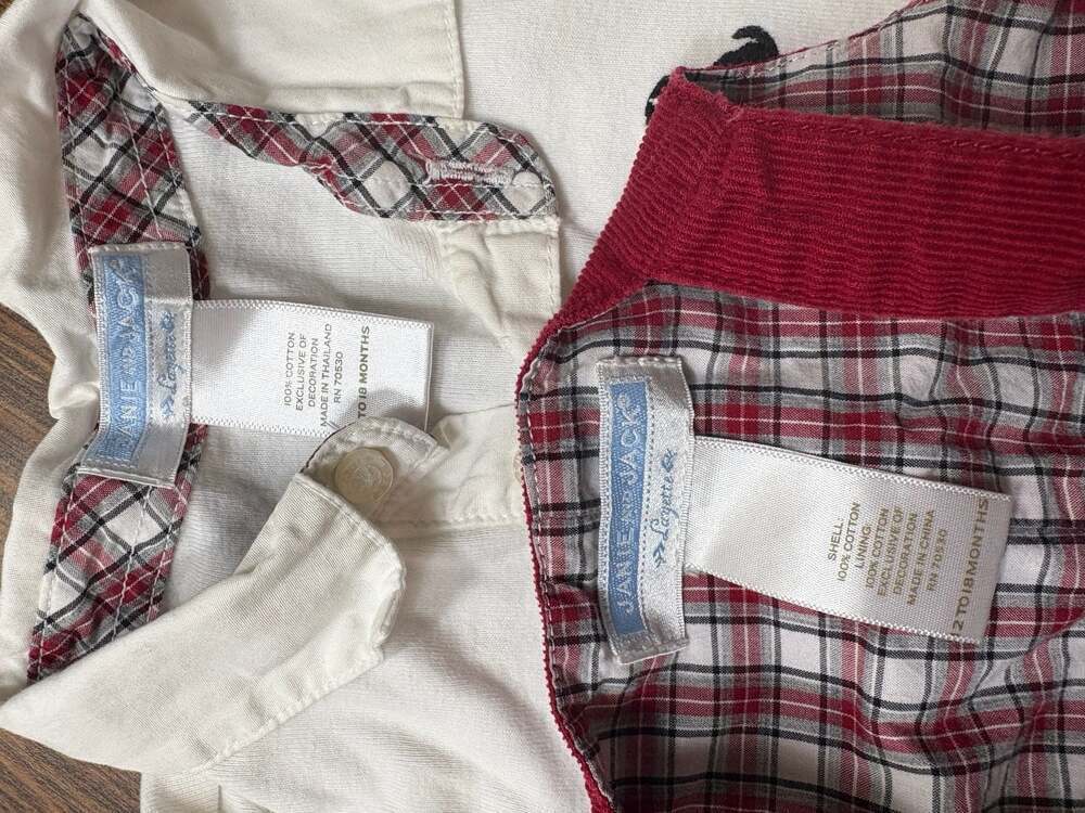 Janie and Jack overalls and onesie - Picture 4 of 7
